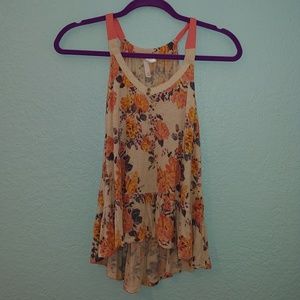 Floral tank top